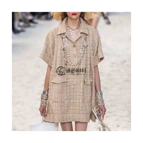 ✨[샤넬]Chanel 2020 Womens Luxury Tweed Short Sleeved Jackets - 샤넬 2020 여성 럭셔리 트위드 반팔 자켓 Cha0515x.Size(s - l).베이지