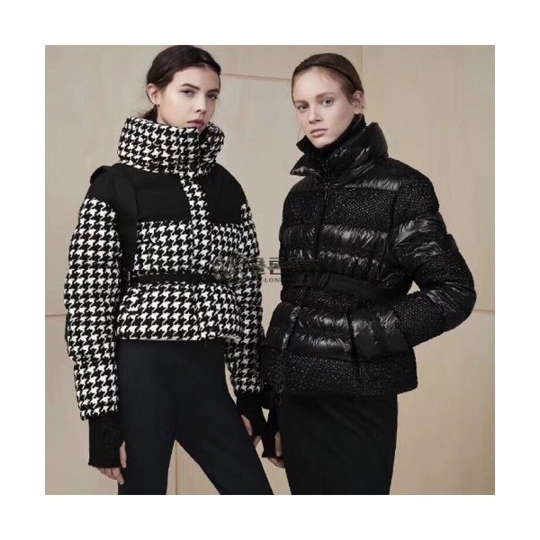 ✨[매장판]Moncler 2019 Womens Patch Logo Modern Down Padding - 몽클레어 2019 여성 패치 로고 모던 다운 패딩 Moc0558x.Size(s - l).블랙