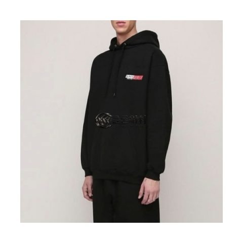 ✨[발렌시아가]Balenciaga 2020 Mm/Wm Logo Cotton Hoodie - 발렌시아가 2020 남/녀 로고 코튼 후디 Bal0851x.Size(xs - l).블랙