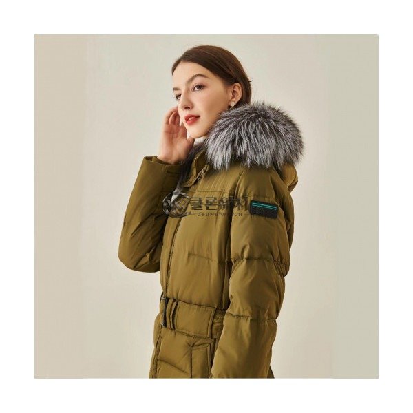 ✨Prada 2019 Womens Long Down Padding - 프라다 2019 여성 롱다운 패딩 Pra0679x.Size(s - xl).카키