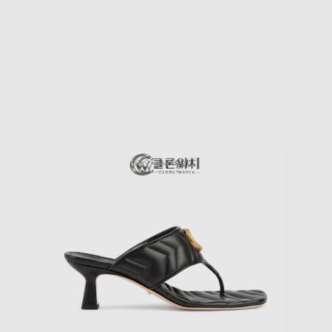 ✨구찌 여성 힐 텅 샌들