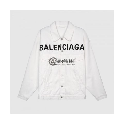 ✨[발렌시아가]Balenciaga 2021 Mm/Wm Logo Casual Jackets - 발렌시아가 2021 남/녀 로고 캐쥬얼 재킷 Bal0973x.Size(s - xl).화이트