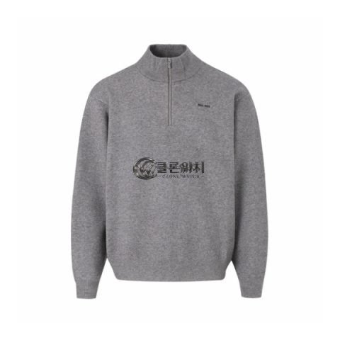 ✨미우미우 남성 지퍼 니트웨어