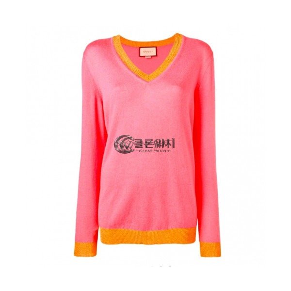 ✨Gucci 2019 Womens V-neck Wool Sweater - 구찌 2019 여성 브이넥 울 스웨터 Guc01298x.Size (s - xl).핑크