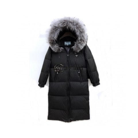 ✨Prada 2019 Womens Logo Casual Duck Down Padding - 프라다 2019 여성 로고 캐쥬얼 덕다운 패딩 Pra0829x.Size(s - xl).블랙