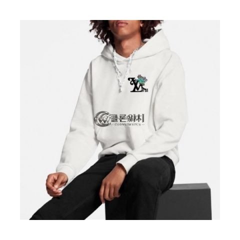 ✨[루이비통]Louis vuitton 2020 Mm/Wm Logo Cotton Hoodie - 루이비통 2020 남/녀 코튼 후디 Lou02231x.Size(xs - l).화이트