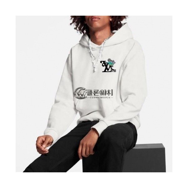 ✨[루이비통]Louis vuitton 2020 Mm/Wm Logo Cotton Hoodie - 루이비통 2020 남/녀 코튼 후디 Lou02231x.Size(xs - l).화이트