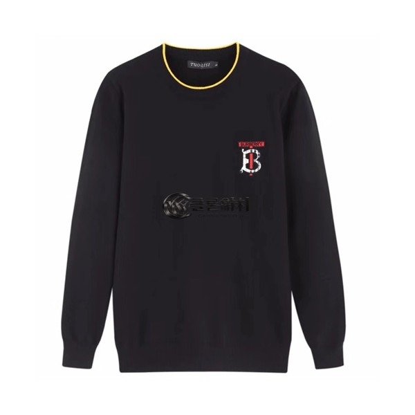 ✨Burberry 2019 Mens Retro Logo Sweater - 버버리 2019 남성 레트로 로고 니트 BURST0254.Size(L - 4XL),블랙/네이비/그레이