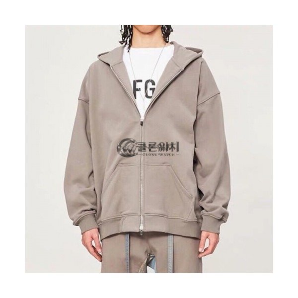 ✨[피어오브갓]Fear of god 2020 Mm/Wm Logo Oversize Cotton Hoodie - 피어오브갓 2020 남자 로고 오버사이즈 코튼 후드티 Fea0098x.Size(s - xl).그레이