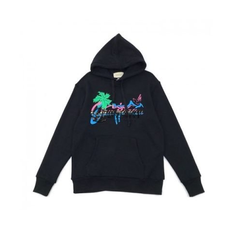 ✨[구찌]Gucci 2020 Mm/Wm Logo Casual Oversize Cotton Hooded - 구찌 2020 남/녀 로고 캐쥬얼 오버사이즈 코튼 후드티 Guc03332x.Size(s - l).블랙
