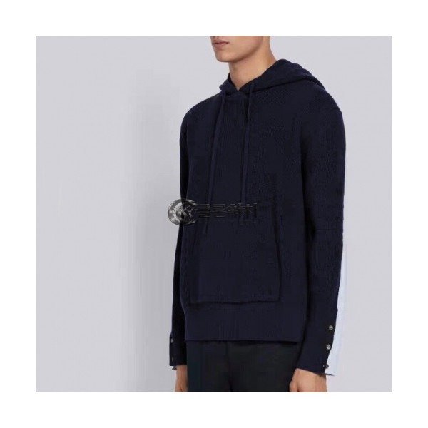 ✨[톰브라운]Thom Browne 2020 Mens Casual Two-tone Hoodie - 톰브라운 2020 남성 캐쥬얼 투톤 후디 Thom0608x.Size(m - 2xl).네이비
