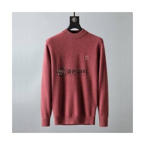 ✨[에르메스]Hermes 2020 Mens Crew-neck Wool Sweater - 에르메스 2020 남성 크루넥 울 스웨터 Her0565x.Size(m - 3xl).버건디