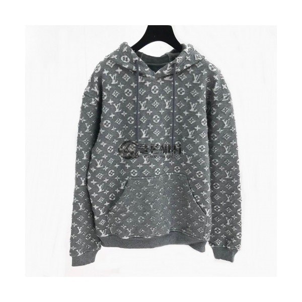 ✨[루이비통]Louis vuitton 2020 Mm/Wm Logo Cotton Hoodie - 루이비통 2020 남자 로고 코튼 후디 Lou01648x.Size(s - l).그레이
