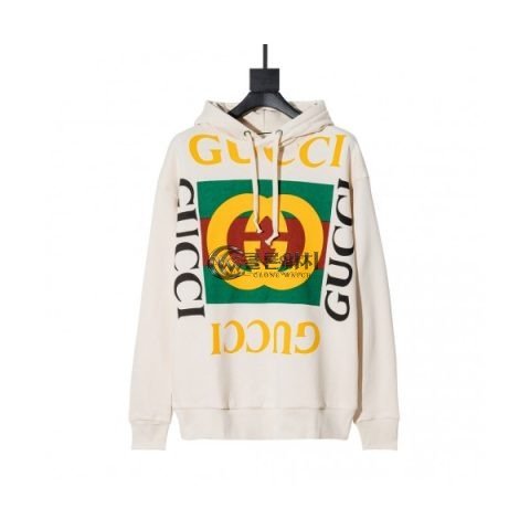 ✨[구찌]Gucci 2020 Mm/Wm Logo Casual Cotton Hoodie - 구찌 2020 남/녀 로고 캐쥬얼 코튼 후드티 Guc03305x.Size(xs - l).아이보리