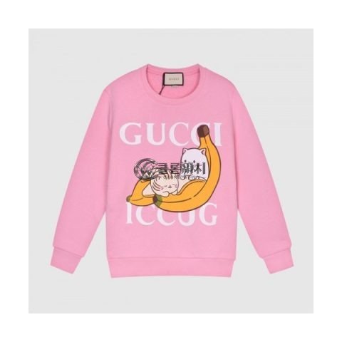 ✨Gucci 2021 Womens Logo Crew-neck Cotton Tshirts Pink - 구찌 2021 여성 로고 코튼 크루넥 코튼 긴팔티 Guc03798x Size(s - l) 핑크