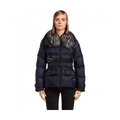 ✨Prada 2019 Womens Logo Casual Goose Down Padding - 프라다 2019 여성 로고 캐쥬얼 구스다운 패딩 Pra0842x.Size(s - xl).블랙
