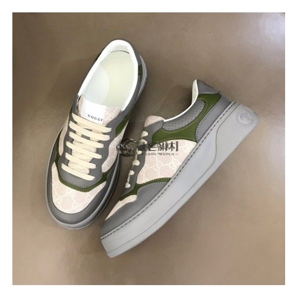 ✨구찌 남/녀 트렌디 그레이 스니커즈- Unisex Gray Sneakers