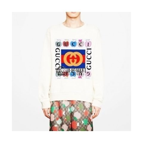 ✨Gucci Mm/Wm Logo Crew-neck Cotton Tshirts White - 구찌 2021 남/녀 로고 코튼 크루넥 코튼 긴팔티 Guc03969x Size(s - l) 화이트