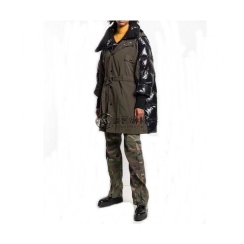 ✨Moncler 2019 Womens Patch Logo Modern Duck Down Long Padding - 몽클레어 2019 여성 패치 로고 모던 덕다운 롱패딩 Moc01037x.Size(s - l).2컬러(블랙/카키)