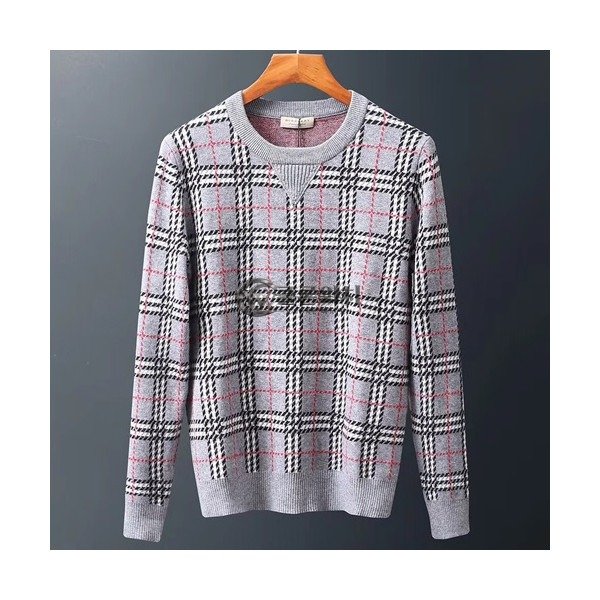 ✨Burberry 2019 Mens Retro Logo Sweater - 버버리 2019 남성 레트로 로고 니트 BURST0311.Size(M - 3XL),그레이