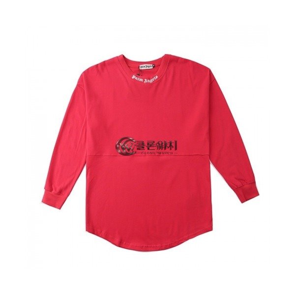✨[팜 엔젤스]Palm Angels 2020 Mm/Wm Logo Cotton Tshirts - 팜 엔젤스 2020 남자 로고 코튼 긴팔티셔츠 Palm0187x.Size(m - 2xl).레드
