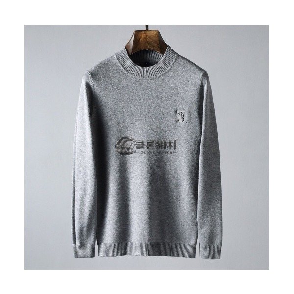 ✨Burberry 2019 Mens Retro Logo Crew - neck Sweater - 버버리 2019 남성 레트로 로고 크루넥 스웨터 Bur01246x.Size(m - 3xl).그레이