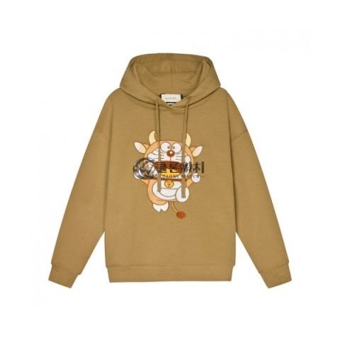 ✨Gucci Mm/Wm Logo Casual Hoodie Camel - 구찌 2021 남/녀 로고 캐쥬얼 후드티 Guc04035x Size(s - l) 카멜