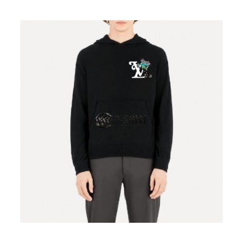 ✨[루이비통]Louis vuitton 2020 Mm/Wm Logo Cotton Hoodie - 루이비통 2020 남/녀 코튼 후디 Lou02230x.Size(xs - l).블랙