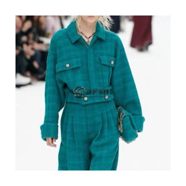 ✨[샤넬]Chanel 2020 Womens Luxury Tweed Short Sleeved Jackets - 샤넬 2020 여성 럭셔리 트위드 반팔 자켓 Cha0516x.Size(s - l).그린