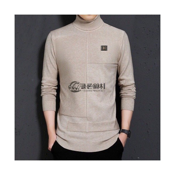 ✨[에르메스]Hermes 2020 Mens Crew-neck Wool Sweater - 에르메스 2020 남성 크루넥 울 스웨터 Her0365x.Size(m - 3xl).3컬러(베이지/브라운/버건디)