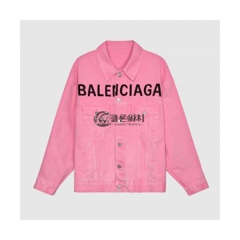✨[발렌시아가]Balenciaga 2021 Mm/Wm Logo Casual Jackets - 발렌시아가 2021 남/녀 로고 캐쥬얼 재킷 Bal0972x.Size(s - xl).핑크
