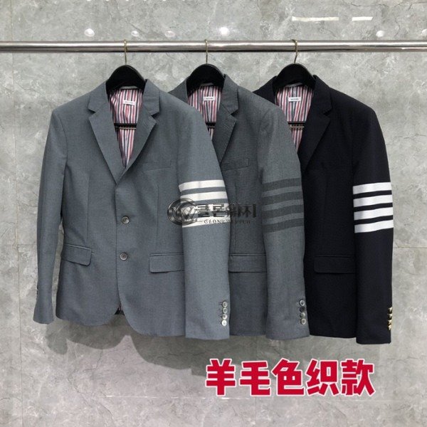 ✨Thom Browne Mens Classic Suit - 톰브라운 남성 클래식 슈트 THOST0085,사이즈(1-5), 네이비