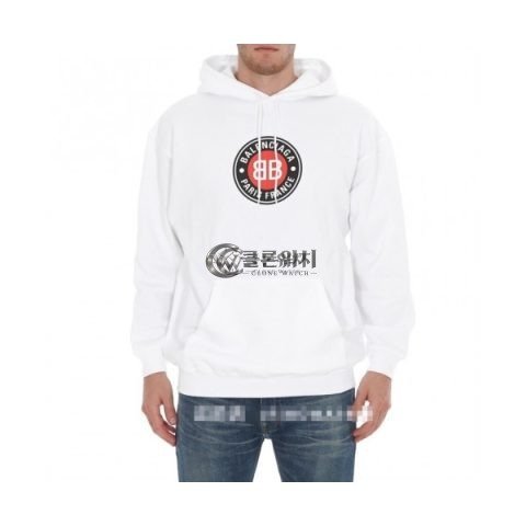 ✨[발렌시아가]Balenciaga 2020 Mm/Wm Logo Cotton Hoodie - 발렌시아가 2020 남/녀 로고 코튼 후디 Bal0850x.Size(xs - l).화이트