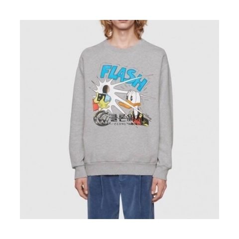 ✨[구찌]Gucci 2021 Womens Logo Crew-neck Cotton Tshirts - 구찌 2021 여성 로고 코튼 크루넥 코튼 긴팔티 Guc03406x.Size(s - l).그레이