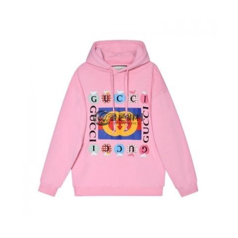 ✨Gucci Mm/Wm Logo Casual Hoodie Pink - 구찌 2021 남/녀 로고 캐쥬얼 후드티 Guc04042x Size(xs - l) 핑크