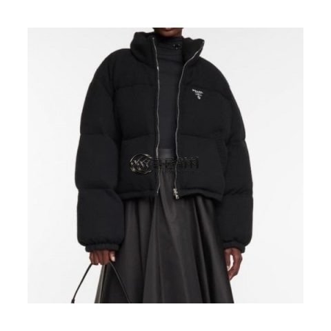 ✨Prada Womens Logo Casual Duck Down Jackets Black - 프라다 2021 여성 로고 캐쥬얼 다운 자켓 Pra02414x Size(s - l) 블랙