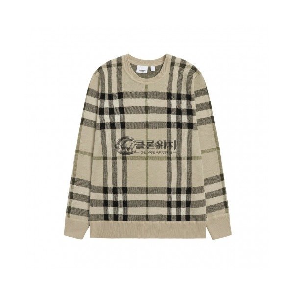 ✨Burberry Unisex Casual Sweaters Gray - 버버리 남/녀 캐쥬얼 스웨터 Bur04280x Size(s - xl) 그레이