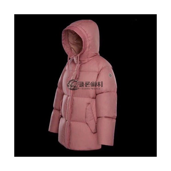 ✨Moncler 2019 Womens Patch Logo Modern Down Padding - 몽클레어 2019 여성 패치 로고 모던 다운 패딩 Moc0607x.Size(s - l).핑크