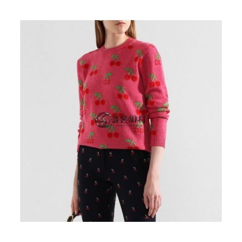 ✨Gucci 2019 Womens Casual Crew-neck Wool Sweater - 구찌 2019 여성 캐쥬얼 크루넥 울 스웨터 Guc01785x.Size(s - l).핑크