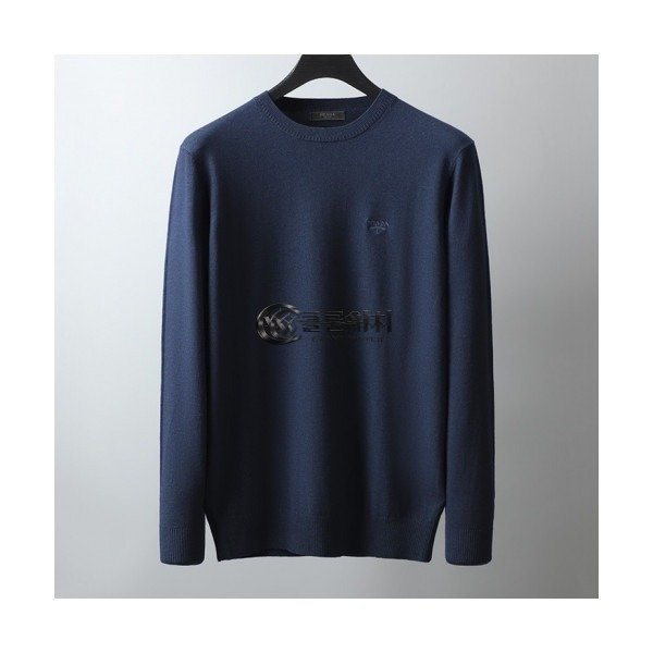 ✨[프라다]Prada 2020 Mens Crew-neck Wool Sweaters - 프라다 2020 남성 크루넥 울 스웨터 Pra01154x.Size(m - 2xl).네이비