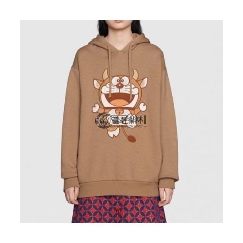 ✨[구찌]Gucci 2020 Mm/Wm Logo Casual Oversize Cotton Hooded - 구찌 2020 남/녀 로고 캐쥬얼 오버사이즈 코튼 후드티 Guc03429x.Size(s - l).카멜