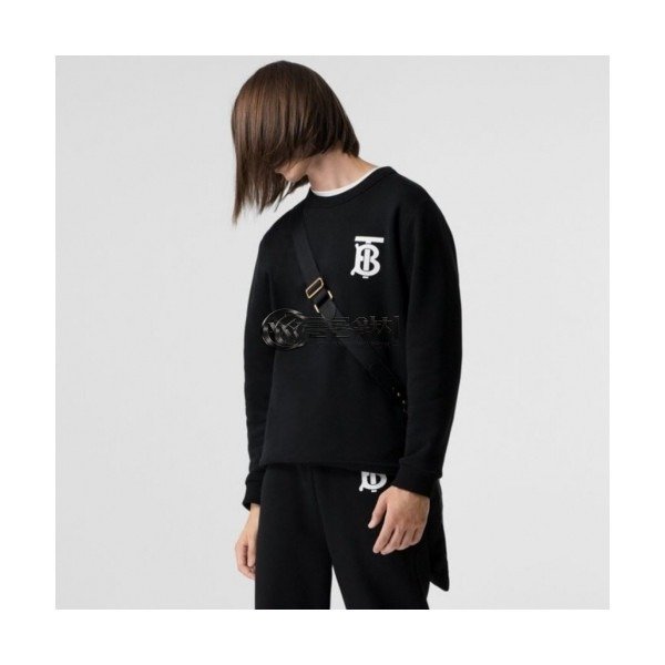 ✨Burberry 2020 Mm/Wm Logo Casual Cotton Tshirts - 버버리 2020 남자 로고 캐쥬얼 코튼 긴팔티 Bur02111x.Size(s - xl).블랙