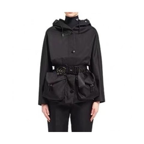 ✨Prada 2021 Womens Logo Casual Jackets - 프라다 2021 여성 로고 캐쥬얼 자켓 Pra02184x.Size(s - l).블랙