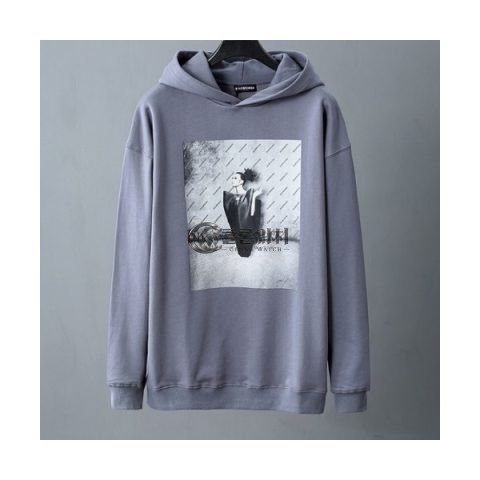 ✨[발렌시아가]Balenciaga 2020 Mm/Wm Logo Cotton Oversize Hoodie - 발렌시아가 2020 남/녀 로고 코튼 오버사이즈 후디 Bal0791x.Size(xs - l).그레이