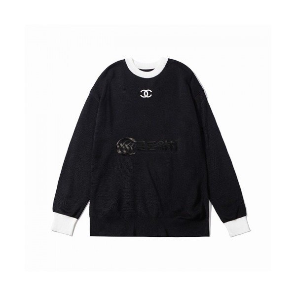 ✨[샤넬]Chanel 2020 Mens 'cc' Logo Crew-neck Sweaters - 샤넬 2020 남성 'cc' 로고 크루넥 스웨터 Cnl0880x.Size(s - xl).블랙