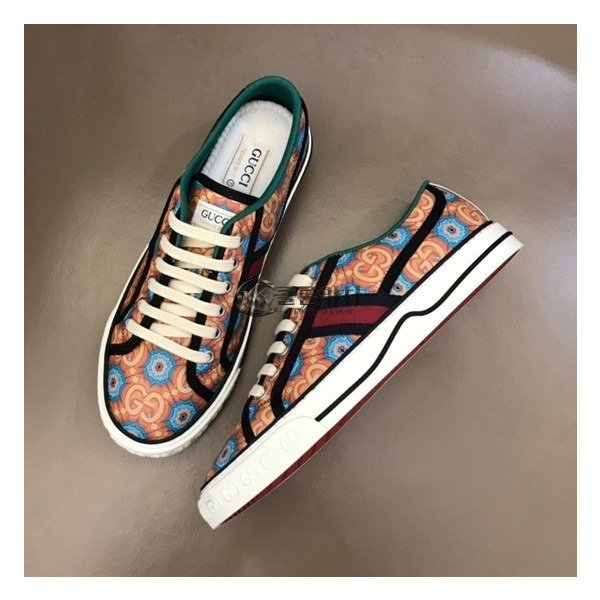 ✨구찌 남/녀 테니스 핑크 스니커즈- Unisex Pink Sneakers