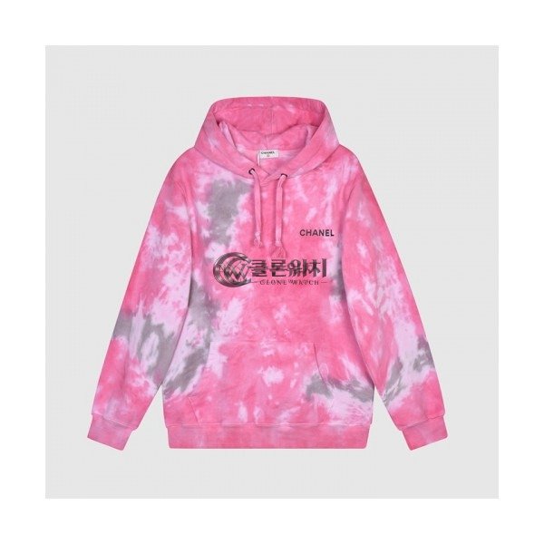✨[샤넬]Chanel 2020 Mm/Wm Logo Oversize Cotton HoodT - 샤넬 2020 남자 로고 오버사이즈 코튼 후드티 Cha0628x.Size(xs - l).핑크