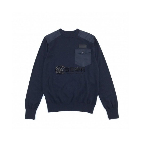 ✨[프라다]Prada 2020 Mens Crew-neck Sweaters - 프라다 2020 남성 크루넥 스웨터 Pra01162x.Size(s - 2xl).네이비