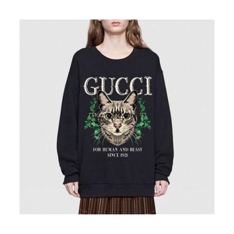✨[구찌]Gucci 2020 Mens Logo Crew-neck Cotton Tshirts - 구찌 2020 여성 로고 코튼 크루넥 코튼 긴팔티 Guc03199x.Size(s - l).블랙