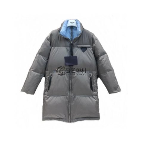 ✨Prada 2019 Womens Logo Casual Goose Down Padding - 프라다 2019 여성 로고 캐쥬얼 구스다운 패딩 Pra0833x.Size(s - xl).그레이